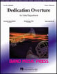 Dedication Overture Concert Band sheet music cover